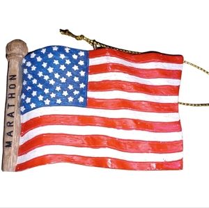 Christmas Ornament‎ Marathon Gas 2003 American Flag